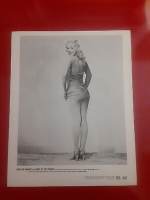 #ad Marilyn Monroe Vintage Photo 8x10approx . 1952 Rerelease $150.00