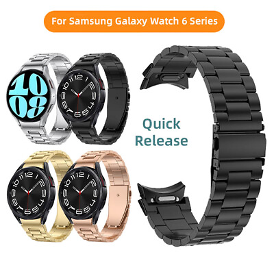 #ad Steel Watch Band for Samsung Galaxy Watch 6 5 40mm 44mm 45mm Pro LTE Bespoke $17.60