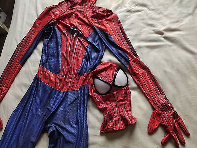 #ad #ad The Amazing Spiderman 2 Jumpsuit Spider man Cosplay Costume Halloween Suit $35.33
