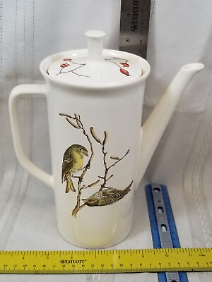 #ad Vintage Villeroy amp; Boch China Song Bird Coffee Carafe Pot Server Luxembourg $92.86