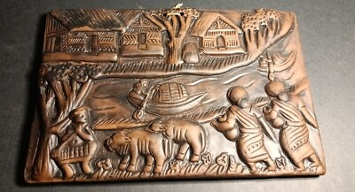 #ad Fully Handmade Terracotta Clay Traditional Bangladesh Wall Art $36.00