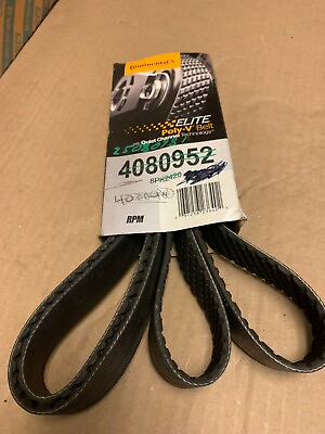 #ad ONE GENUINE CONTINENTAL POLY V BELT 4080952 $28.66