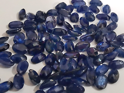 #ad 31 Carat 100%Natural Oval shape Sapphire lot Good Quality Loose Gemstones $1100.00