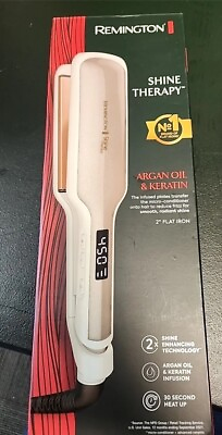 #ad Remington Shine Therapy 2 inch Hair Straightener Iron Flat Iron for Hair .... $25.00
