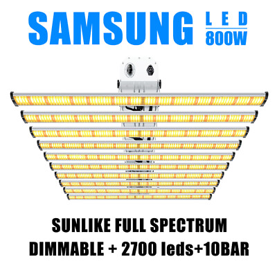 #ad 800W Spider Samsung LED Grow Lights 10Bar Indoor Commercial Medical Lamp Flower $159.19