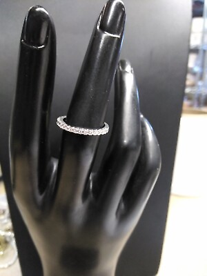 #ad 925 Diamond Ring 1.4 Grams Size 6 $45.69
