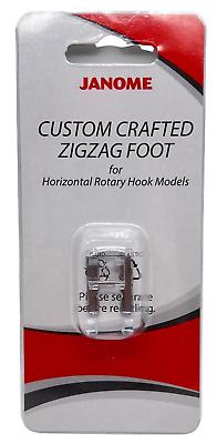 #ad Janome Custom Crafted Zigzag Foot for Horizontal Rotary Hook Models #200 137 003 $13.95
