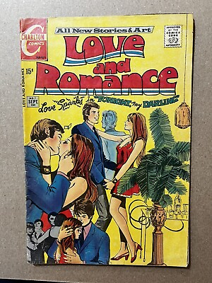 #ad Love And Romance #1 1971 Mid Grade condition good girl romance $13.50