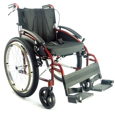 #ad Elite Care Voyager self Propel Outdoor All Terrain folding Wheelchair OPEN BOX $425.00