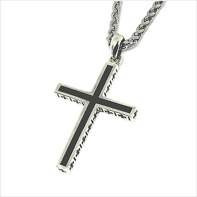 #ad Personalized 925 Sterling Silver Cross Pendant Necklace Gift for Him Her Men $79.99