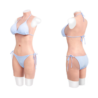 #ad Realistic Body Suit Fake Vagina Silicone C Cup Breast Forms Crossdresser Cosplay $139.99