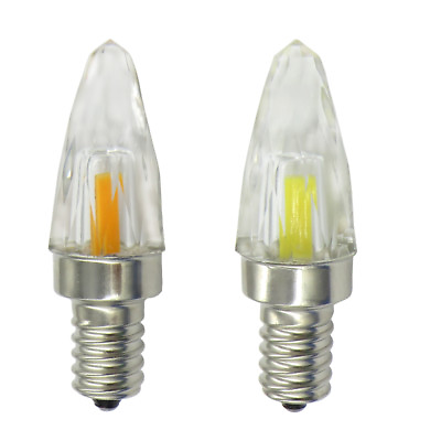 #ad E12 K9 Gem Lamp Glass LED Light Bulb 1505 COBSMD 110V 220V 4W Crystal Lights $33.11