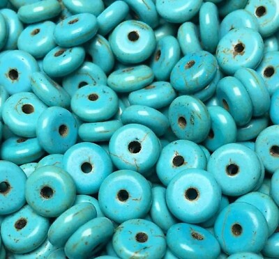 #ad 3x12mm Blue Turquoise Roundlle Loose Beads 50pcs $6.50