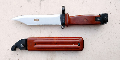 #ad TULA Vintage Russian Soviet Bakelite Bayonet With Scabbard RARE TYPE marks #696 $225.00