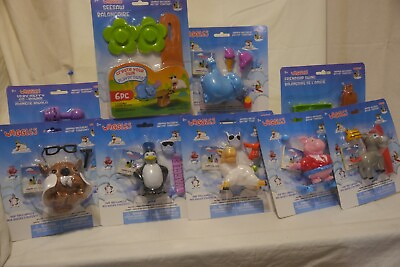 #ad Waggles Play Set Lot complete of 6 Figurines animal amp; 3 playground $59.99