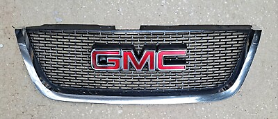 #ad 2007 2011 GMC Acadia Front Grille Chrome amp; Black With Emblem 2008 2009 2010 $110.17