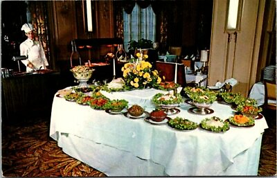 #ad Crystal Dining room the pick Ohio hotel Postcard $3.07