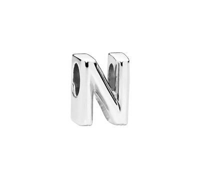 #ad Jewelry Letter N Charm in Sterling Silver $20.00