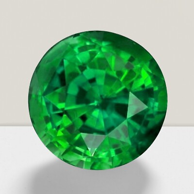 #ad Calibrated Emerald Round Cut Loose Gemstone 10 mm 3.50 Cts Gemstone $9.99