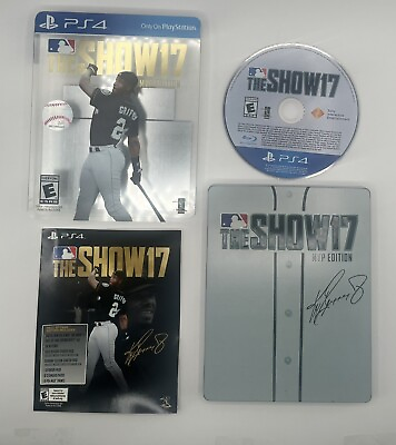 #ad MLB: The Show 17 MVP Edition PS4 PlayStation 4 W Steelbook $14.99