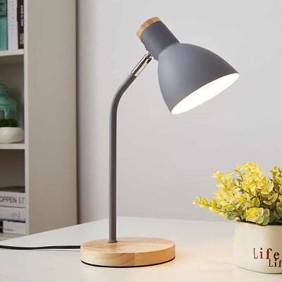 #ad 2023 new Wooden Creative Table Lamp Nordic Flexible LED Table Lamp Art $49.03