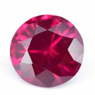 #ad 7.85 Ct Natural Mozambique Red Ruby Round Cut Certified Flawless Loose Gemstone $17.10