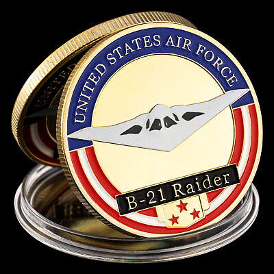 #ad US Air Force B 21 Raider Strategic Bomber Challenge Coin $12.05