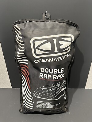 #ad Ocean and Earth Surfboard Carrying Double Rap Rax Black Soft $45.00