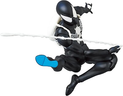 #ad P Medicom Toy MAFEX SPIDER MAN No.147 Comic ver. BLACK COSTUME Figure Japan F S $119.98