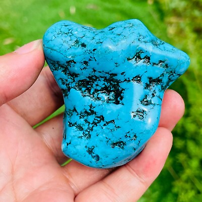 #ad 163g Natural Blue Turquoise Rough Gemstone Crystal Mineral Specimen Healing $65.00