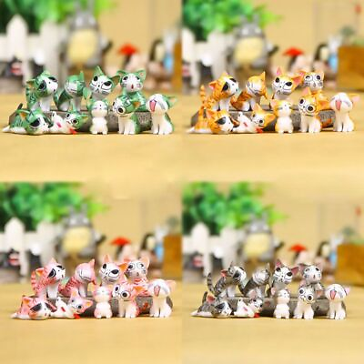 #ad Animal Miniature Multicolor Gardening Ornaments Landscaping Diy Ornaments 9pcs $20.24