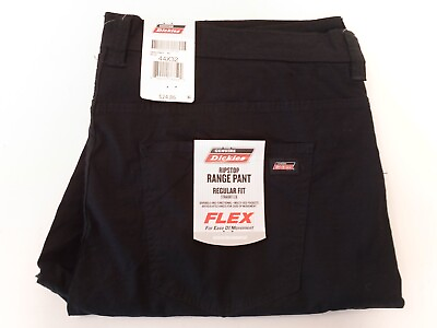#ad Genuine Dickies Size 44x32 Mens Flex Ripstop Range Pants in Black. NWT $24.86