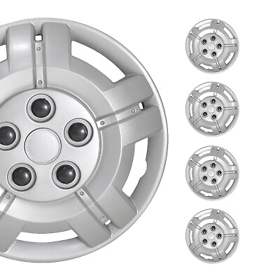 #ad 15quot; Hubcaps Wheel Covers for Saturn Silver Gray $64.99