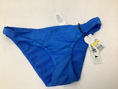 #ad Bikini Lab Women#x27;s Blue Bikini Bottom Swimwear Size Medium New With Tags. $27.39