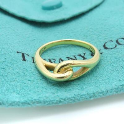 #ad Tiffany Yellow Gold Knot Ring No. 9 Ho45 $573.14