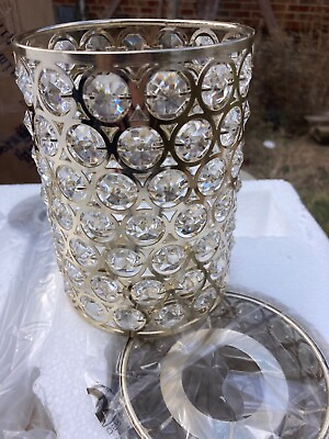 #ad #ad Doraimi Light Antique Brass 3 Crystal Shade Chandelier $60.00