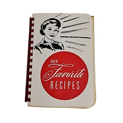 #ad Vintage Church Cookbook Our Favorite Recipes St John#x27;s Guild West Bend WI Spiral $54.99