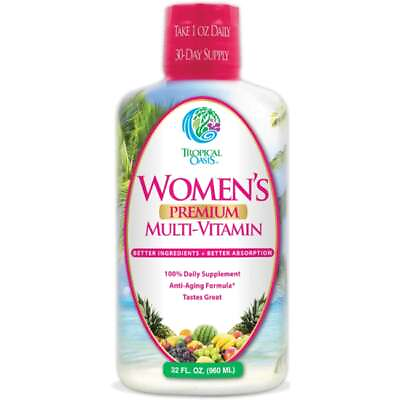 #ad Tropical Oasis Women#x27;s Premium Multi Vitamin 32 fl oz Liq $42.61