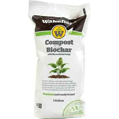 #ad Wakefield Compost Biochar with Mycorrhizal Fungi Organic Soil Conditioner Blen $9.89