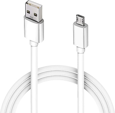 #ad 2 Pack 10FT Long Android Charger Cable Fast ChargeUSB to Micro USB Cable White $9.99