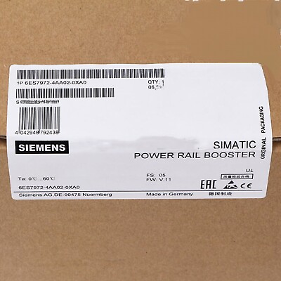 #ad New Siemens 6ES7972 4AA02 0XA0 6ES79724AA020XA0 SIMATIC DP Power Rail Booster $1010.00