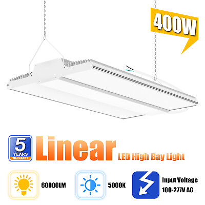 #ad Super Bright 60000LM 400W 2.2FT LED Linear High Bay Shop Lighting Warehosue Lamp $135.15