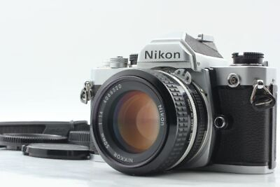 #ad *Lens in good* Nikon FM Silver Ai 50mm f1.4 SLR 35mm standard lens set $399.00