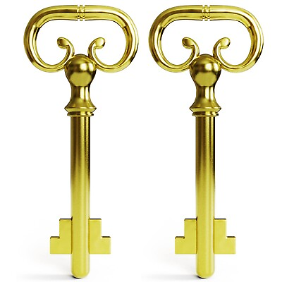 #ad Roll Top Desk Brass Plated Lock Key KY 8 D 1902 Pack of 2 $25.64