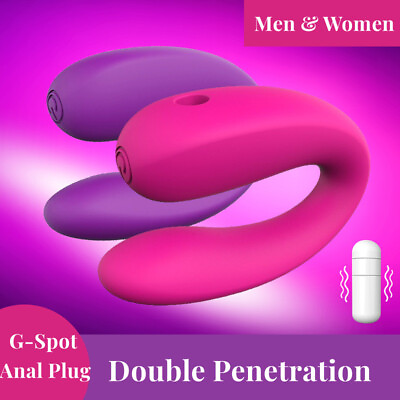 #ad Wearable Bullet Vibrator G Spot Massager Dildo Dual Headed Sex Toys For Women $7.90