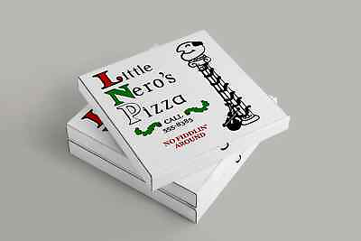 #ad Little Nero#x27;s Full Size Pizza Box Costume Prop Christmas Gift from Home Alone $20.00