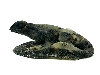 #ad AMBER LIZARD Gift Reptile Carved Statuette Figurine Untreated Baltic 46g 15787 $95.92