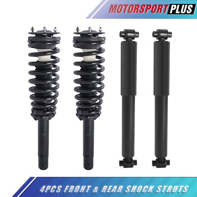 #ad 4X Front Rear Strut Shock Absorbers For 2010 2011 12 Ford Fusion Mercury Milan $130.79