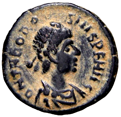 #ad Spectacular Roman Coin for Type THEODOSIUS I 379 395 . Ae. Cyzius Captive $103.75