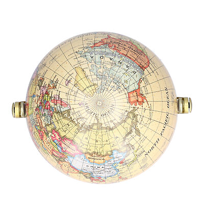 #ad Mini World Map Globe English Edition Desktop Rotating Earth Geography Globe AOS $13.92